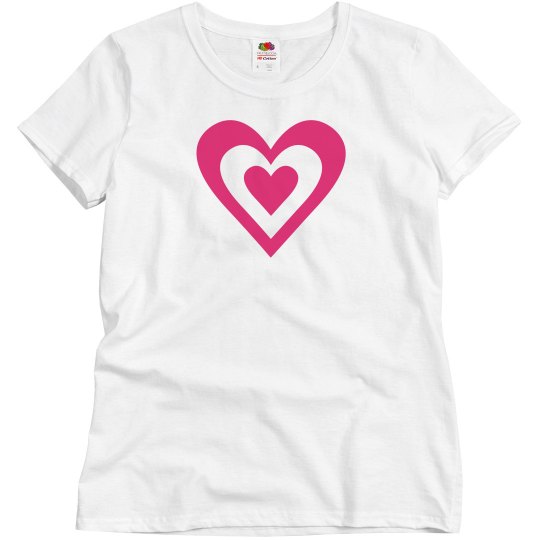 Pink heart top Pink heart top