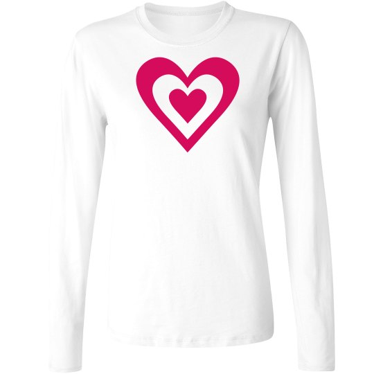 Pink heart top Pink heart top
