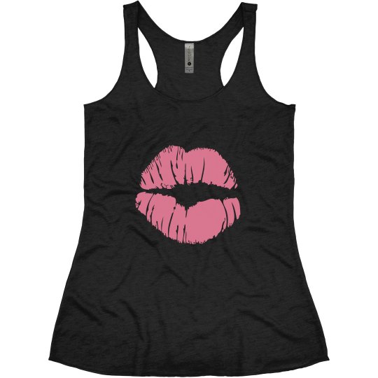 Pink lip tank