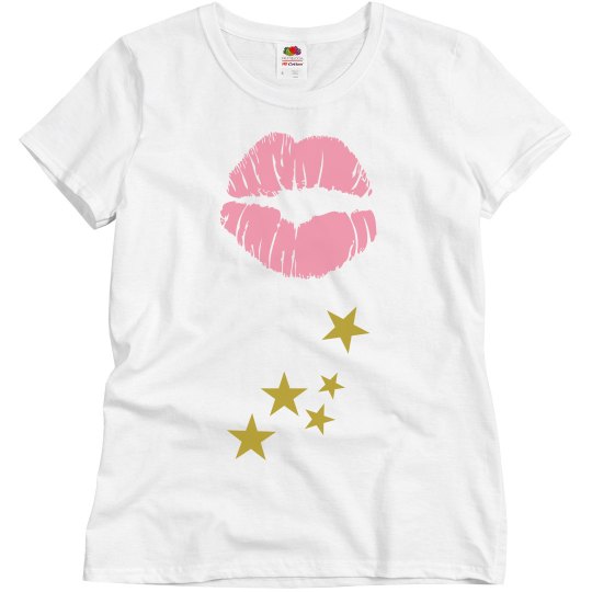 Pink lips star top