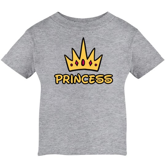 Pink Princess Baby Tee