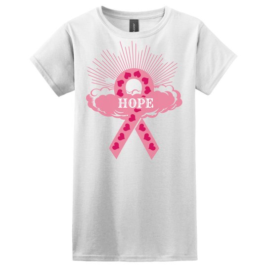 Pink Ribbon Of Hope T-Shirt