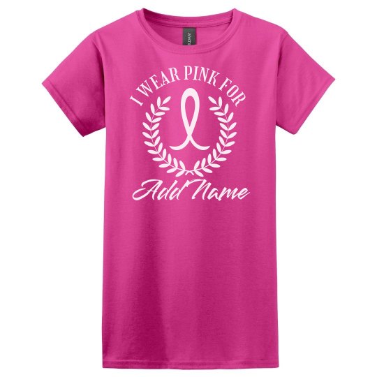 Pink Ribbon Support Tee