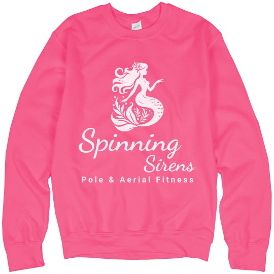 Pink SirenLogo Crewneck
