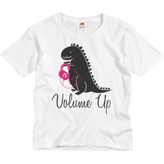 Pink tee w/Dino graphic Pink tee w/Dino graphic