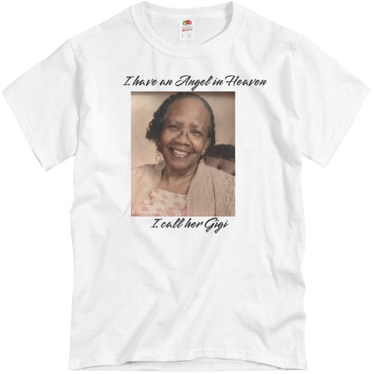 Pink tee w/Gigi verbiage 