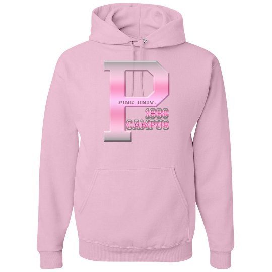 Pink University Hoodie