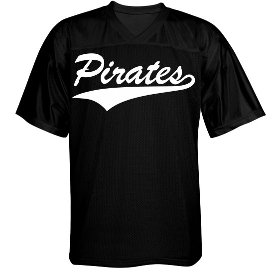Pirates custom name and number sports jersey