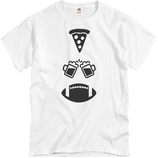 Pizza, Beer, Football Men's T-Shirt
