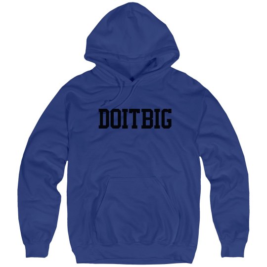 Plain royal blue hoodie 