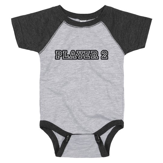 Player 2 Raglan Onesy