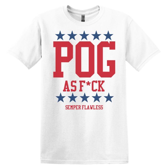 POG as F*ck Unisex Cut White