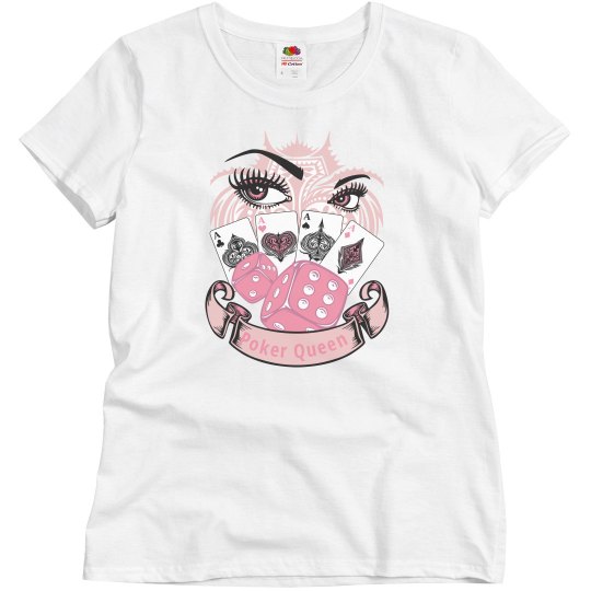 Poker Queen Gambling Woman's T-shirt