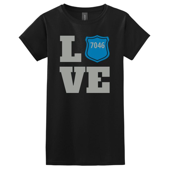 Police Love with Badge Number Police Love with Badge Number