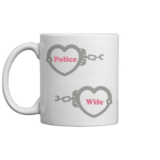police wife coffee mug police wife coffee mug