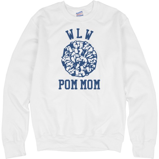 Pom Mom Crewneck - White