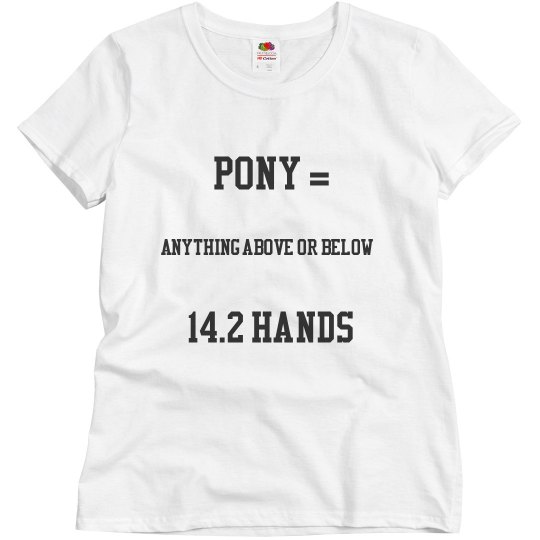 Pony teeshirt Pony teeshirt