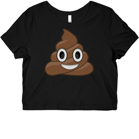 Poop crop top
