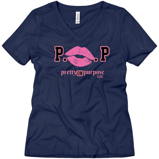 P.O.P V-Neck T-Shirt