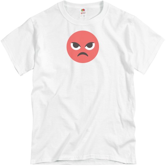Pouting Face Emoji Unisex Tee