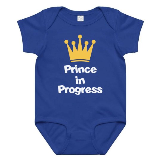 Prince in Progress Infant Onesie