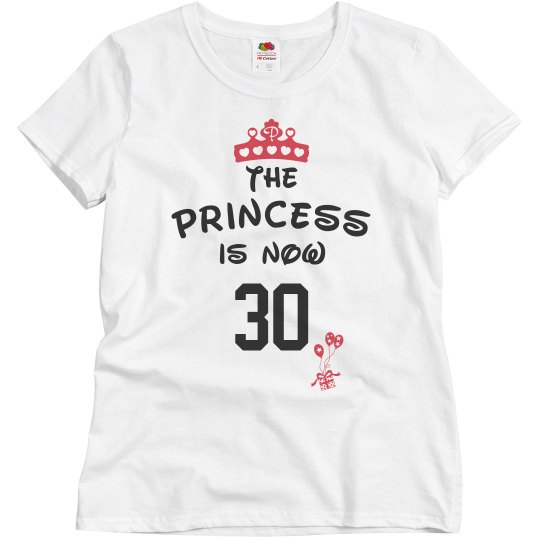 Princess is now 30