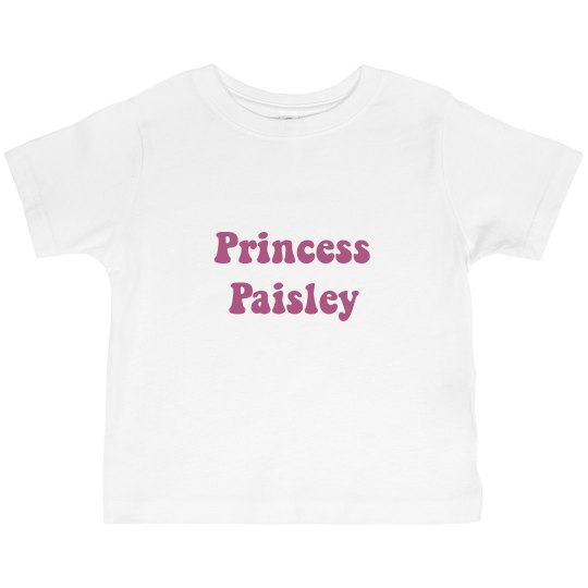 Princess Paisley T Shirt Princess Paisley T Shirt