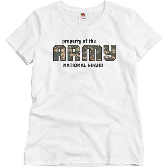 Properrty of the army national guard Properrty of the army national guard