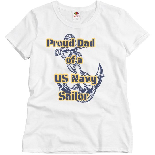 Proud Dad Navy Shirt