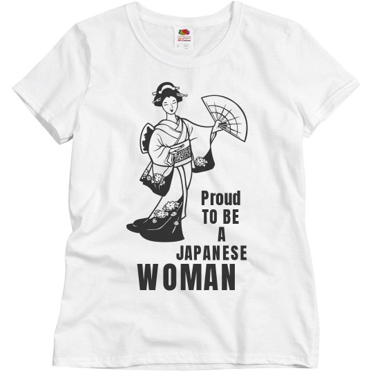 Proud Japanese woman