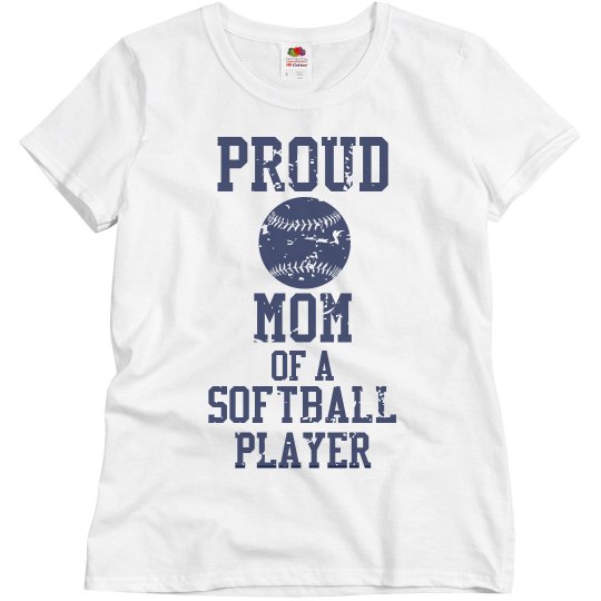 Proud mom of a softball player