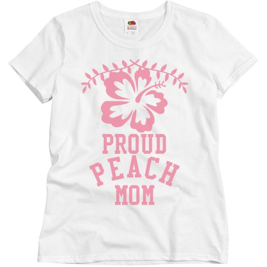 Proud Peach Mom T-Shirt