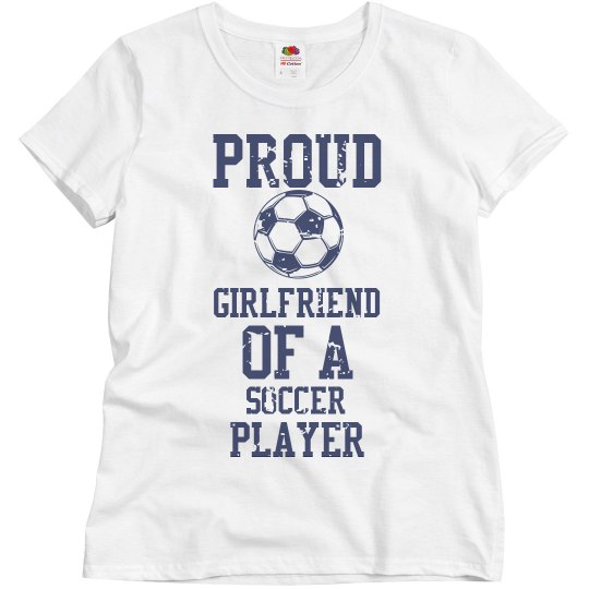Proud soccer girlfriend