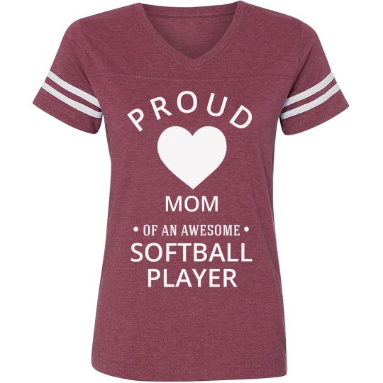 Proud Softball Mom
