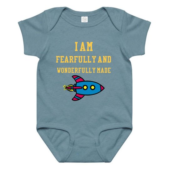 Psalm 139:14 Onesie for Boys