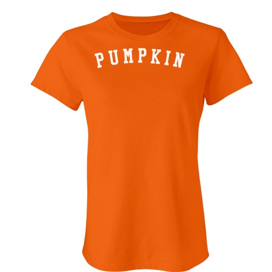 pumpkin college tee pumpkin college tee