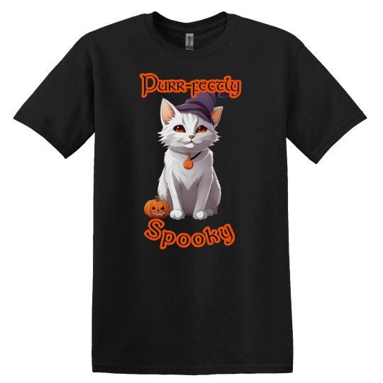 Purffectly Spooky Cat Tee