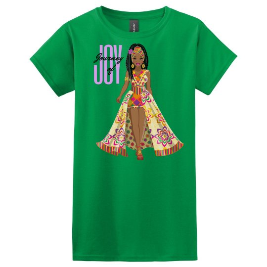 Purple "Joy" Letters with Purple Orchid in Hair Purple "Joy" Letters with Purple Orchid in Hair