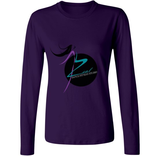 Purple Long Sleeve Shirt with Zeal Logo
