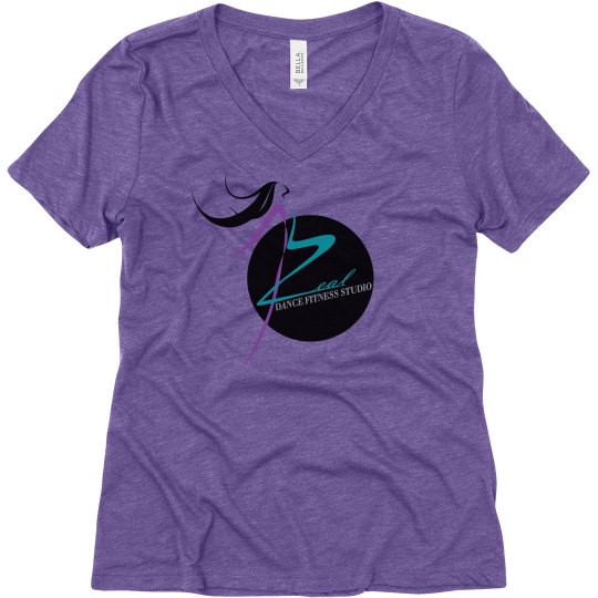 Purple Loose Fit Short Sleeve Shirt with Zeal Logo