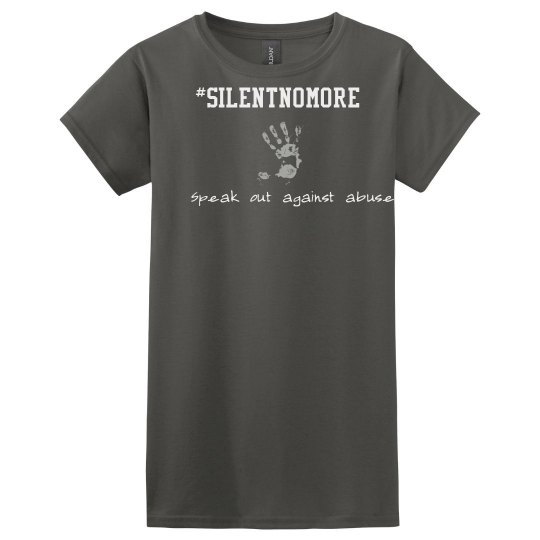 Purple #SilentNoMore Tee w/hand Purple #SilentNoMore Tee w/hand
