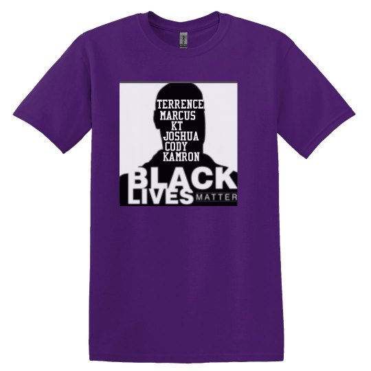 Purple tee w/black graphic (nephews) Purple tee w/black graphic (nephews)