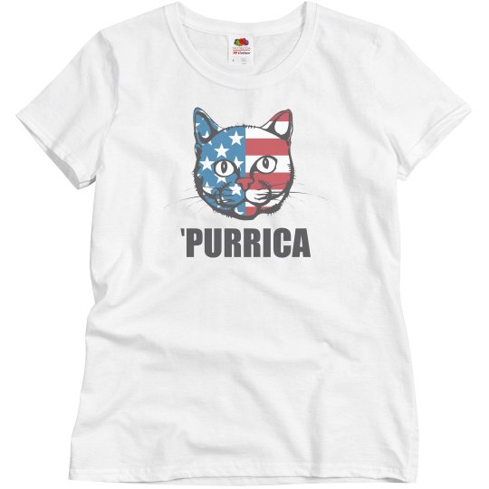 Purrica Murica Merica Cat Spoof Purrica Murica Merica Cat Spoof
