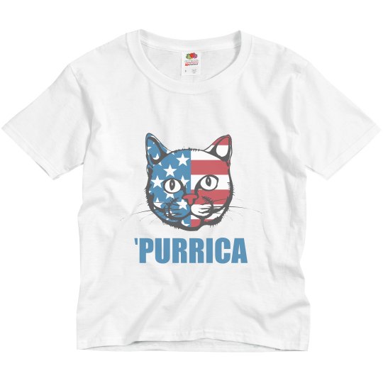 Purrica Murica Merica Cat Spoof