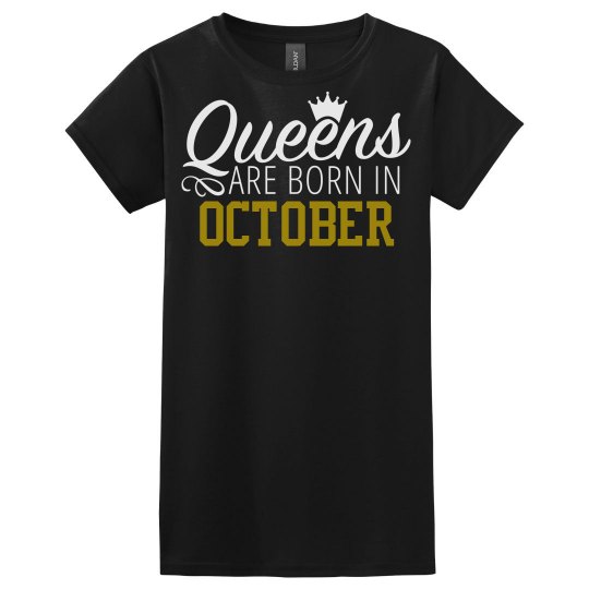 Queen Are Born Tee- Black Queen Are Born Tee- Black