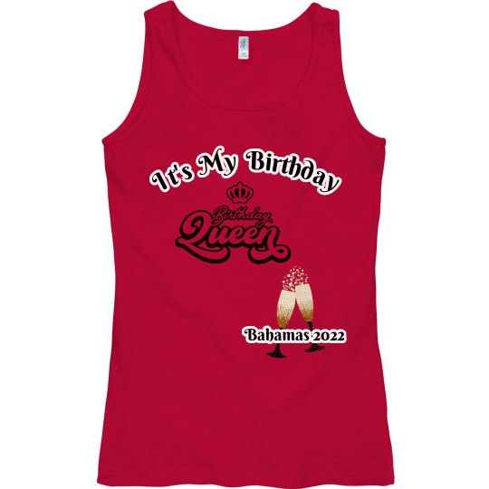 Queen Bday Wine Glasses