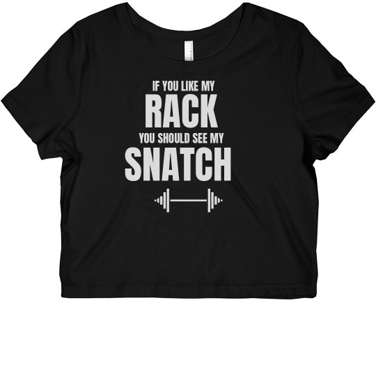 Rack and Snatch Crop top