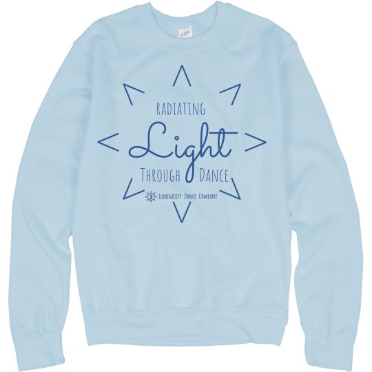 Radiating Light Through Dance (blue print)