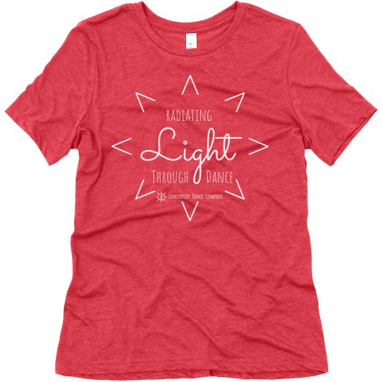 Radiating Light Through Dance (white print)