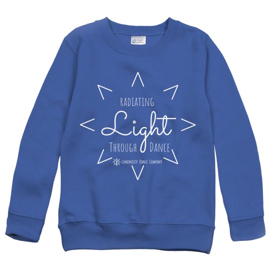 Radiating Light Through Dance (white print)